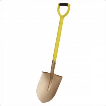 Sealey NS107 Premier Non-Sparking Round Point Shovel 240 x 420 x 990mm