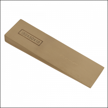 Sealey NS121 Premier Non-Sparking Wedge 180 x 50 x 19mm
