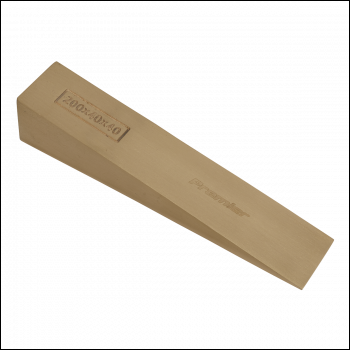 Sealey NS122 Premier Non-Sparking Wedge 200 x 40 x 40mm