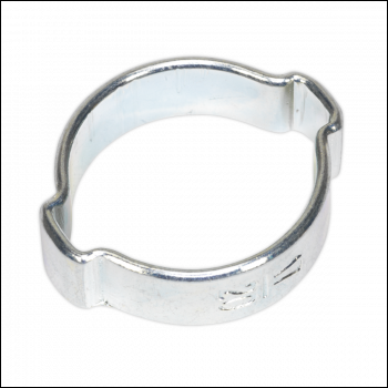 Sealey OCDE1720 Double Ear O-Clip 17-20mm - Pack of 25