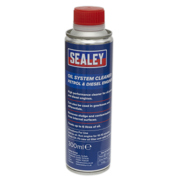 Sealey OSCL300 Petrol & Diesel Engine Oil System Cleaner 300ml