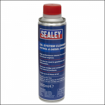 Sealey OSCL300 Oil System Cleaner 300ml - Petrol & Diesel Engines