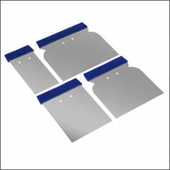 Sealey PA02 Body Filler Applicator Set 4pc