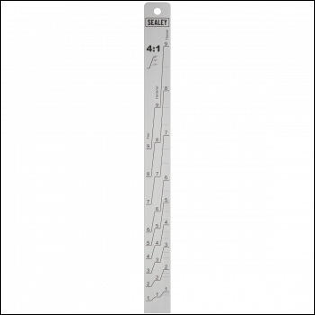 Sealey PA04 Aluminium Paint Measuring Stick 2:1/4:1