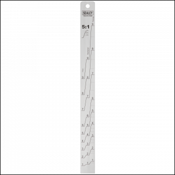 Sealey PA08 Aluminium Paint Measuring Stick 5:1/5:3