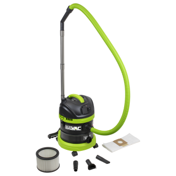 Sealey PC150BV BuilderVac® 15L M Class Vacuum Cleaner Wet & Dry with Stainless Steel Drum 1400W/230V