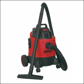 Sealey PC200 Vacuum Cleaner Wet & Dry 20L 1250W/230V