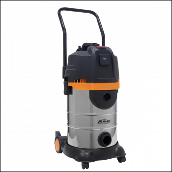 Sealey PC300BL Vacuum Cleaner Cyclone Wet & Dry Double Stage 30L 1200W/230V