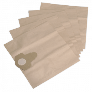 Sealey PC300PB5 Dust Collection Bag for PC300SD Series - Pack of 5