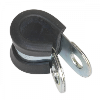 Sealey PCJ10 P-Clip Rubber Lined Ø10mm Pack of 25