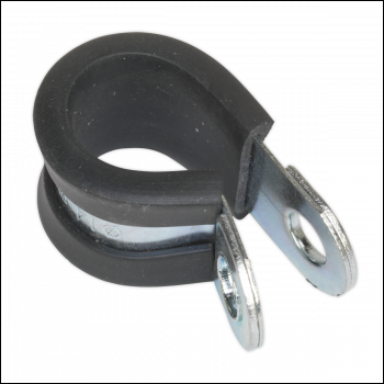 Sealey PCJ13 P-Clip Rubber Lined Ø12/13mm Pack of 25