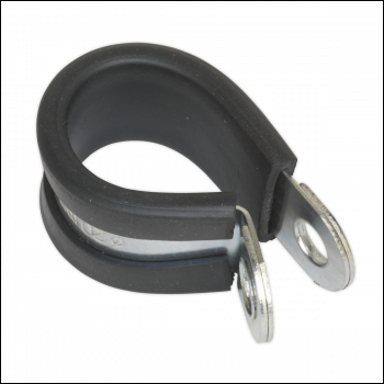 Sealey PCJ21 P-Clip Rubber Lined Ø21mm Pack of 25
