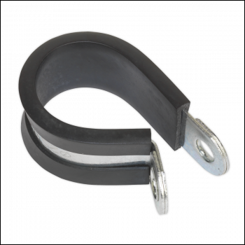 Sealey PCJ25 Rubber Lined P-Clip 25mm - Pack of 25