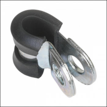 Sealey PCJ5 P-Clip Rubber Lined Ø5mm Pack of 25