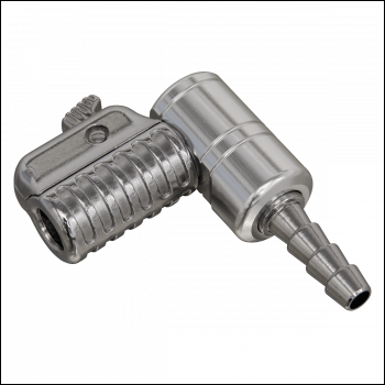 Sealey PCL6AT PCL 90° Angled Swivel Tyre Inflator Clip-On Connector 6mm Bore