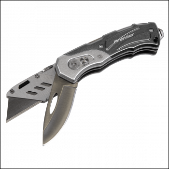 Sealey PK37 Premier Locking Pocket Knife Twin-Blade