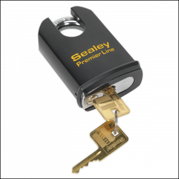 Sealey PL503S Premier™ Steel Body Padlock Shrouded Shackle 61mm