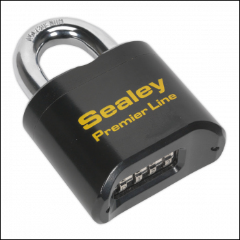 Sealey PL603 Premier™ Steel Body Combination Padlock 62mm