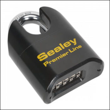Sealey PL603S Steel Body Combination Padlock Shrouded Shackle 62mm