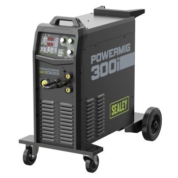 Sealey POWERMIG300i 300A Professional Gas/Gasless MIG/MMA/TIG Inverter Welder 415V 3ph