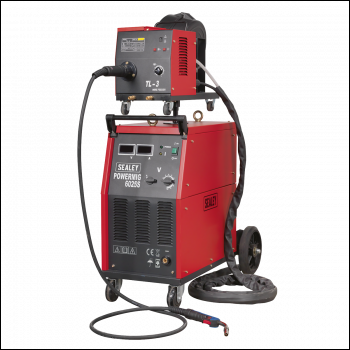 Sealey POWERMIG6025S Professional MIG Welder 250A 415V 3ph with Binzel® Euro Torch & Portable Wire Drive