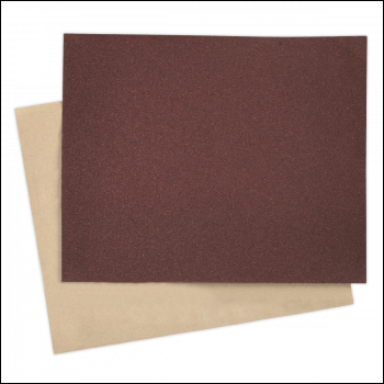 Sealey PP232880 Production Paper 230 x 280mm 80Grit Pack of 25