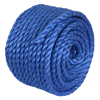 Sealey PR1030 10mm x 30m Polypropylene Split Film Twisted Rope, Blue