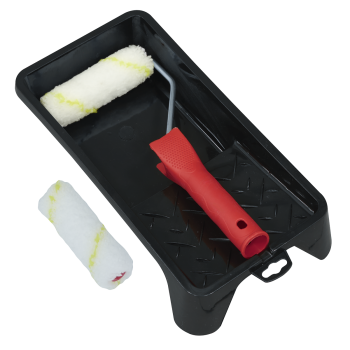 Sealey PR4 4 inch  Paint Roller Set with Tray
