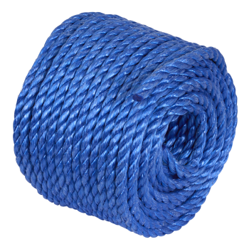 Sealey PR830 8mm x 30m Polypropylene Split Film Twisted Rope, Blue