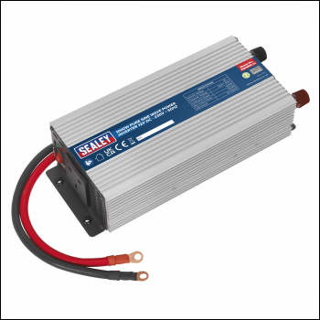 Sealey PSI1000 Pure Sine Wave Power Inverter 1000W 12V