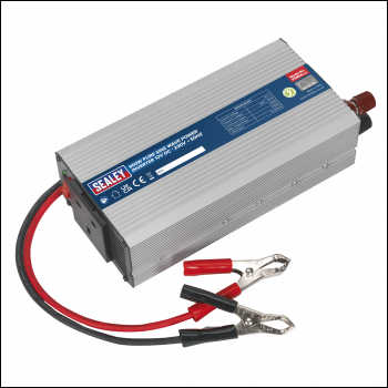 Sealey PSI600 Pure Sine Wave Power Inverter 600W 12V