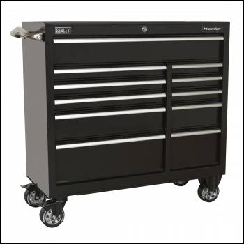 Sealey PTB105511 Premier™ Heavy-Duty Extra-Wide Rollcab 11 Drawer 1055mm - Black