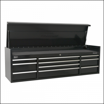 Sealey PTB181510 Premier™ Heavy-Duty Extra-Wide Topchest 10 Drawer 1830mm - Black
