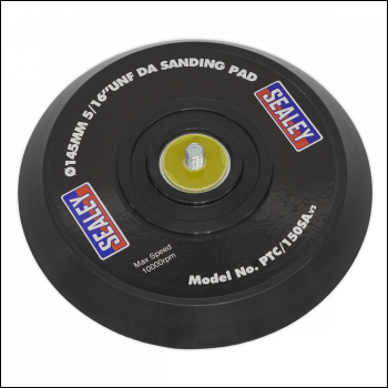 Sealey PTC/150SA DA Backing Pad for Stick-On Discs Ø145mm 5/16 inch UNF