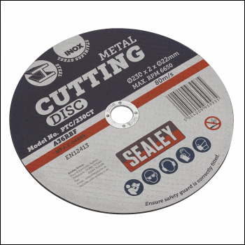 Sealey PTC/230CT 230 x 2mm Cutting Disc 22mm Bore