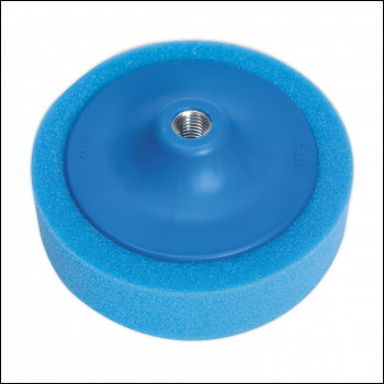 Sealey PTC/CH/5/8-B Buffing & Polishing Foam Head Ø150 x 50mm 5/8 inch UNC Blue/Medium