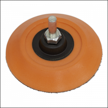 Sealey PTC75HLM 75mm Hook-and-Loop Backing Pad on 6mm Shaft