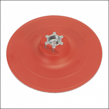 Sealey PTCBPV3 120mm Hook-and-Loop Backing Pad M14 x 2mm
