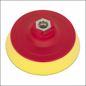 Sealey PTCBPV3S 120mm Hook-and-Loop Ultra-Soft Backing Pad M14 x 2mm