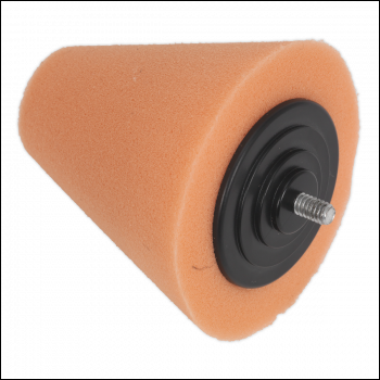 Sealey PTCCHC85O Buffing & Polishing Foam Cone - Orange/Firm