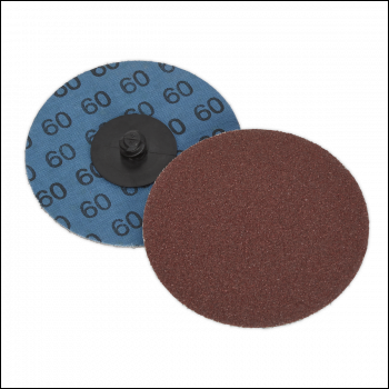 Sealey PTCQC7560 Quick-Change Sanding Disc Ø75mm 60Grit Pack of 10