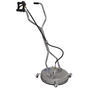 Sealey PWAK18 18 inch  Surface Cleaner with Dual Handle & Rotating Spray Bar - Stainless Steel