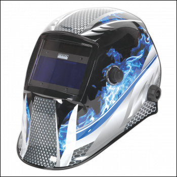 Sealey PWH601 Auto Darkening Welding Helmet Shade 9-13
