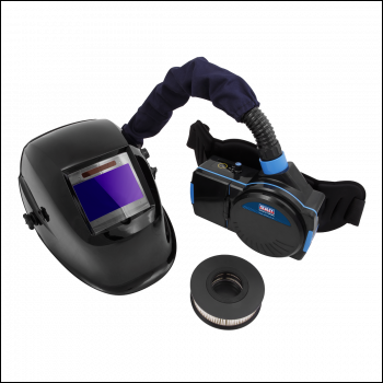 Sealey PWH616 Welding Helmet with TH1 Powered Air Purifying Respirator (PAPR) Auto Darkening