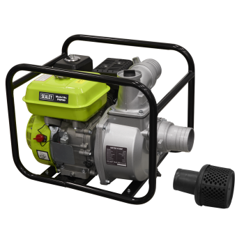 Sealey PWP80 Petrol Powered Water Pump 80mm 6.15hp 4-Stroke Engine