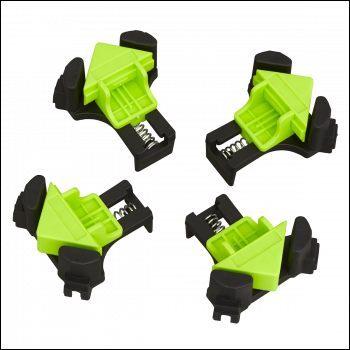 Sealey QBC04 Mitre Wood Corner Clamp Set 4pc