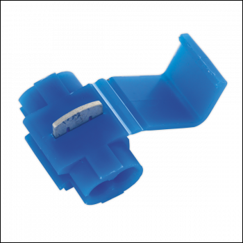Sealey QSPB Quick Splice Connector, Blue - Pack of 100
