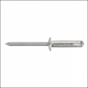 Sealey RB4827 Load Spreading Aluminium Standard Flange Rivet 4.8 x 27mm - Pack of 200