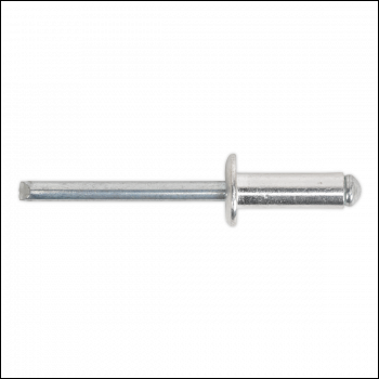 Sealey RB6412S Aluminium Standard Flange Blind Rivet 6.4 x 12mm - Pack of 200