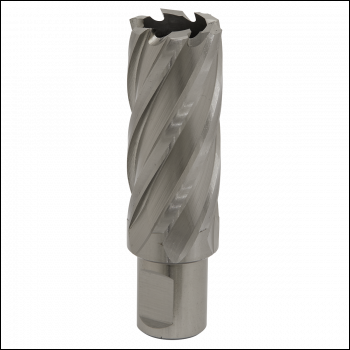Sealey RBHSS25L Worksafe® 25mm HSS Mag Drill Bit Cut Depth 50mm
